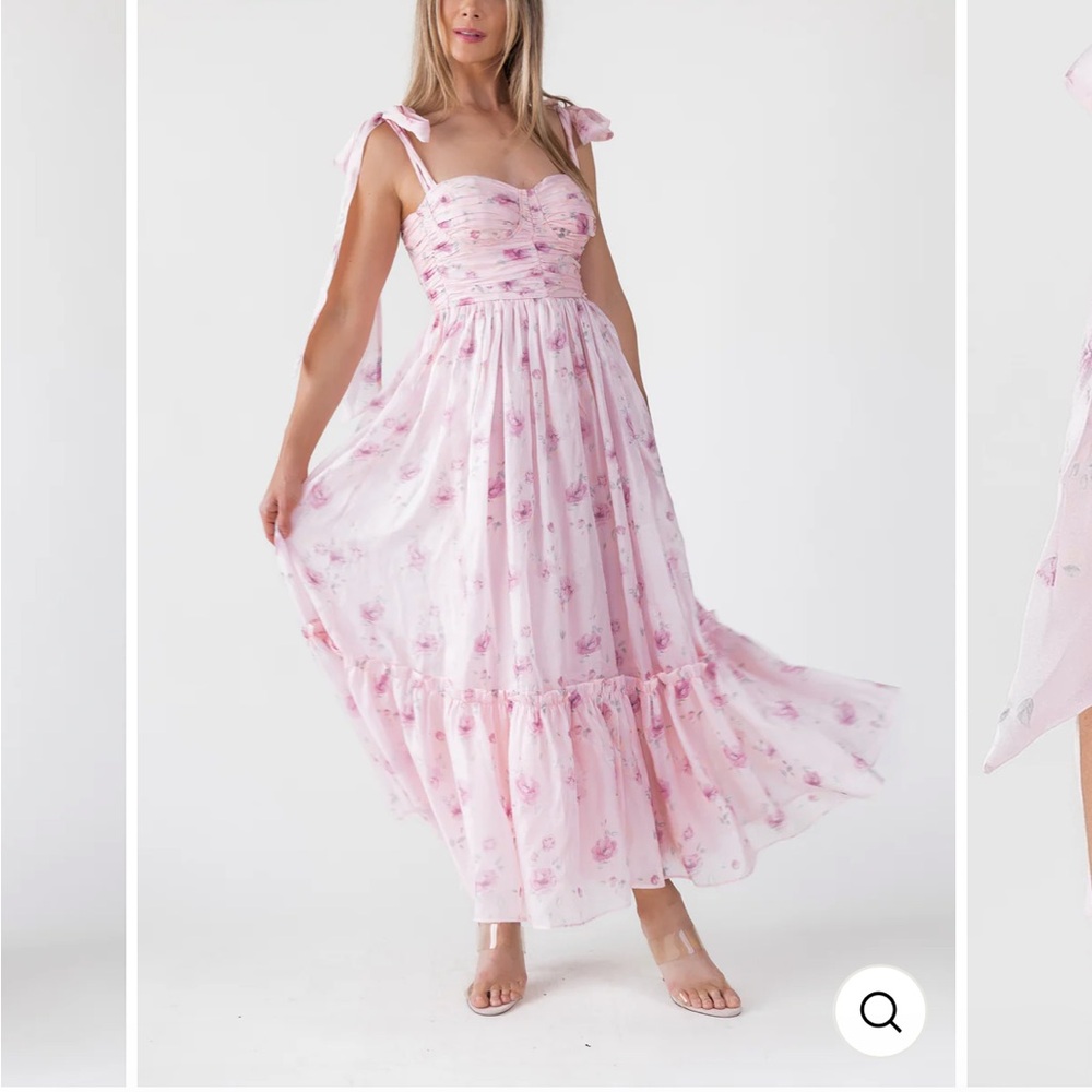 JO+CO Sweet Serenade Rose Pink Corset Dress